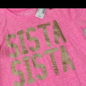 Sista Sista Children's Place 10/12 Shirt NWT